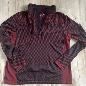 Under armour heat gear 3/4 zip boys YXL